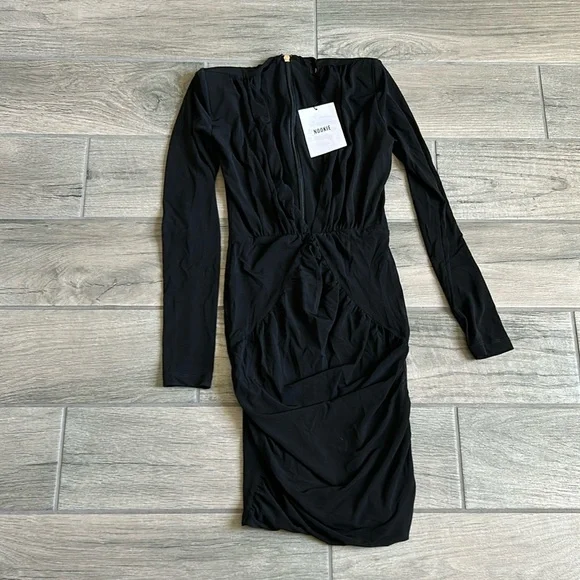 knee length dresses for ladies NOOKIE Selena Long Sleeve Gown (Teal)- Rent this dress. – Dress for a Night